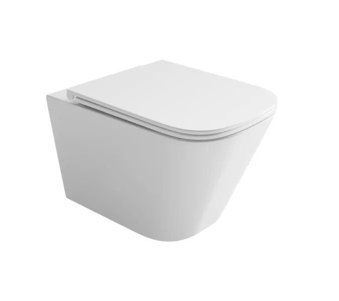 Подвесной унитаз CERAMICANOVA Union безободковый, смыв торнадо, Выбрать цвет: Белый