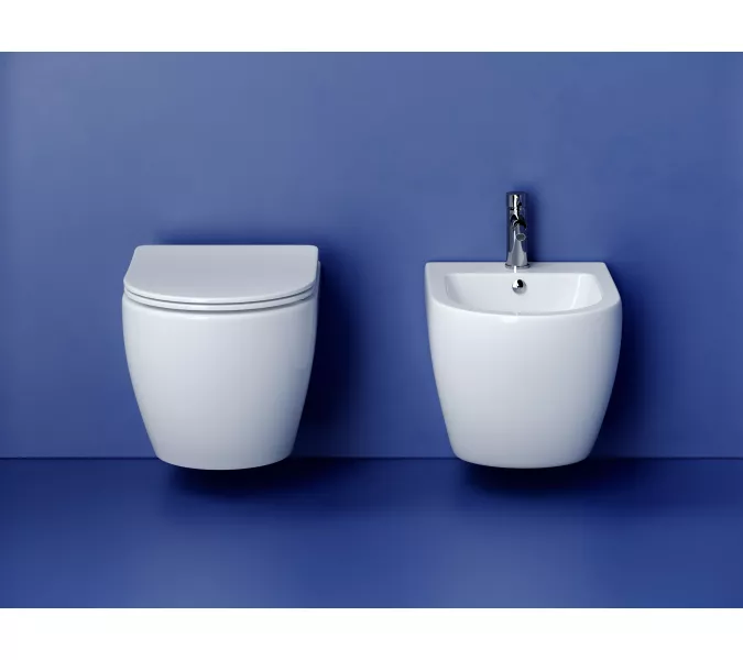 Подвесной унитаз CERAMICANOVA Metropol безободковый, смыв торнадо, Выбрать цвет: Белый, изображение 11