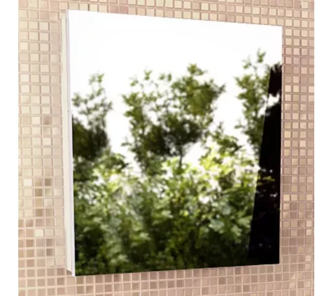 Comforty. Зеркало-шкаф "Диана-60" белый глянец