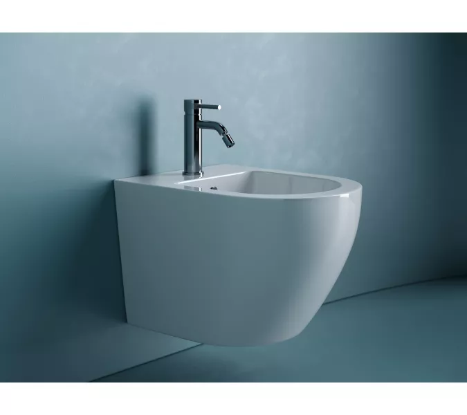 Подвесное биде CERAMICANOVA Uno, Выбрать цвет: Белый