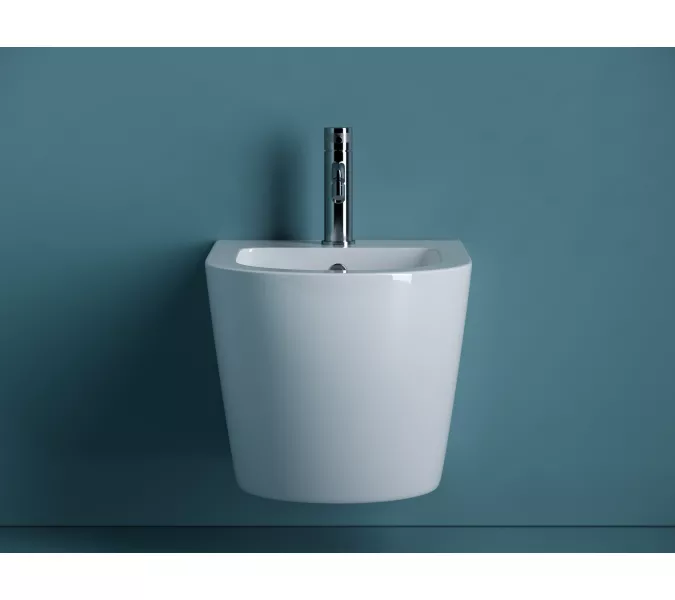 Подвесное биде CERAMICANOVA Uno, Выбрать цвет: Белый, изображение 2