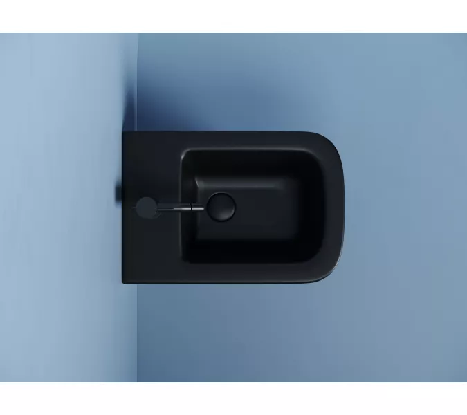 Подвесное биде CERAMICANOVA Union, Выбрать цвет: Черный матовый, изображение 5