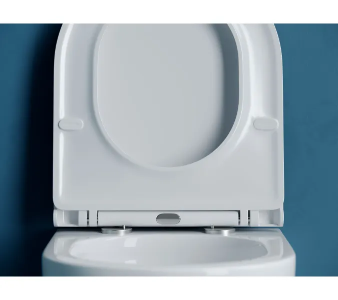 Подвесной унитаз CERAMICANOVA Vogue безободковый, смыв торнадо, Выбрать цвет: Белый, изображение 8