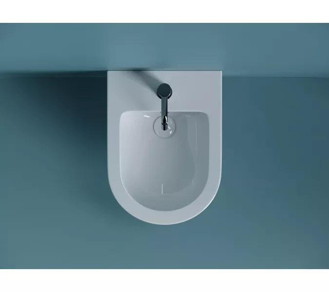 Подвесное биде CERAMICANOVA Uno, Выбрать цвет: Белый, изображение 6