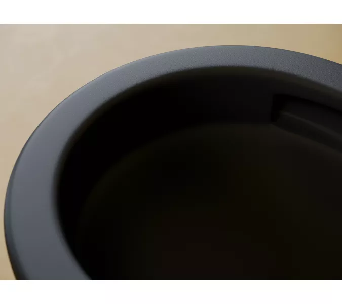 Подвесной унитаз CERAMICANOVA Metropol безободковый, смыв торнадо, Выбрать цвет: Черный матовый, изображение 6