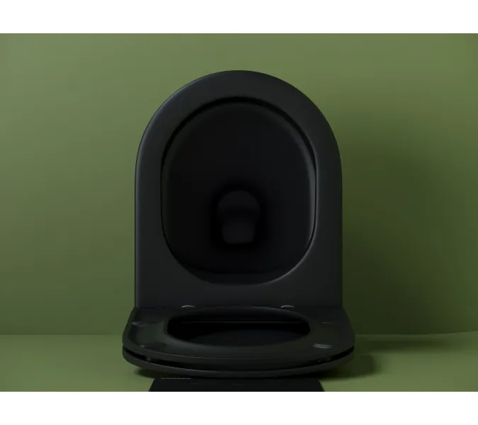 Подвесной унитаз CERAMICANOVA Ulma Rimless, Выбрать цвет: Черный матовый, изображение 7