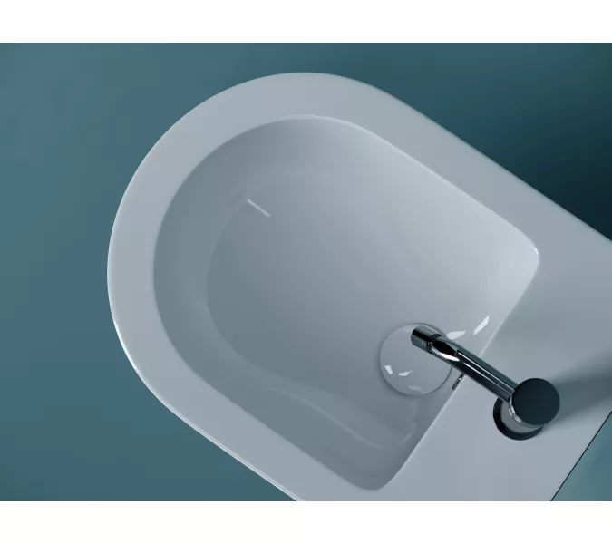 Подвесное биде CERAMICANOVA Uno, Выбрать цвет: Белый, изображение 5