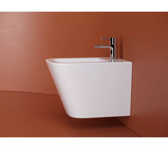 Подвесное биде CERAMICANOVA  Union, Выбрать цвет: Белый, изображение 2