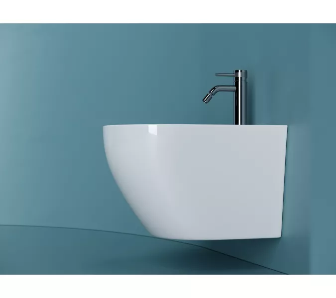 Подвесное биде CERAMICANOVA Uno, Выбрать цвет: Белый, изображение 3