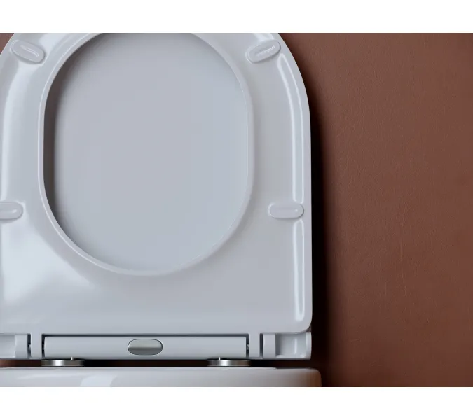 Подвесной унитаз CERAMICANOVA UP безободковый, смыв торнадо, Выбрать цвет: Белый, изображение 8