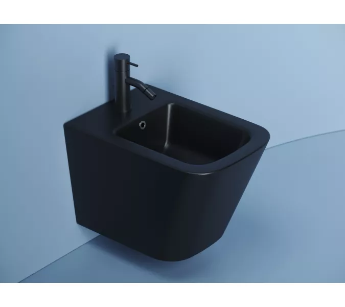 Подвесное биде CERAMICANOVA Union, Выбрать цвет: Черный матовый