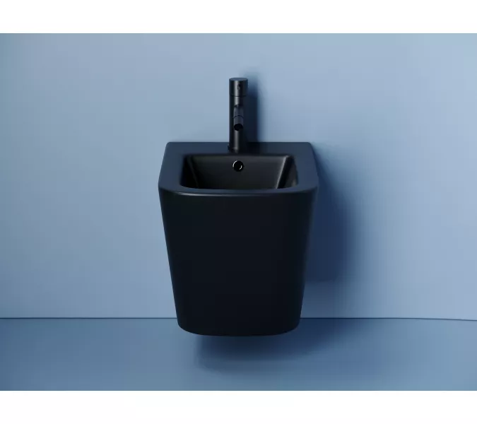 Подвесное биде CERAMICANOVA Union, Выбрать цвет: Черный матовый, изображение 2