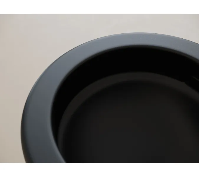 Подвесной унитаз  CERAMICANOVA UP безободковый, смыв торнадо, Выбрать цвет: Черный матовый, изображение 9