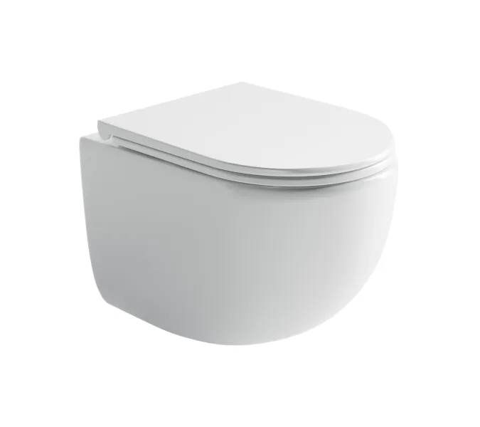 Подвесной унитаз CERAMICANOVA UP безободковый, смыв торнадо, Выбрать цвет: Белый