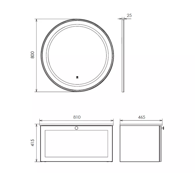 Тумба-умывальник Comforty Ереван-80 серый шёлк с раковиной Comforty, изображение 7