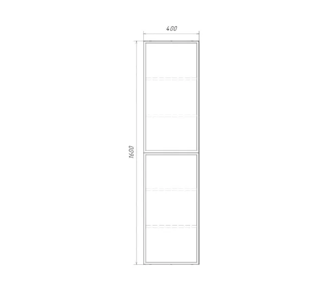 Шкаф-колонна Comforty Мадрид 40 серый шёлк, изображение 5