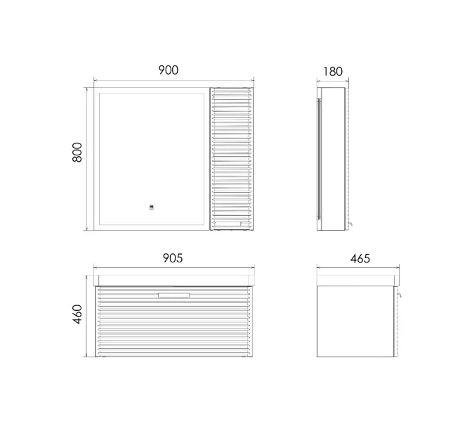 Шкаф подвесной для ванной Comforty Танжер-25 белый матовый, изображение 6