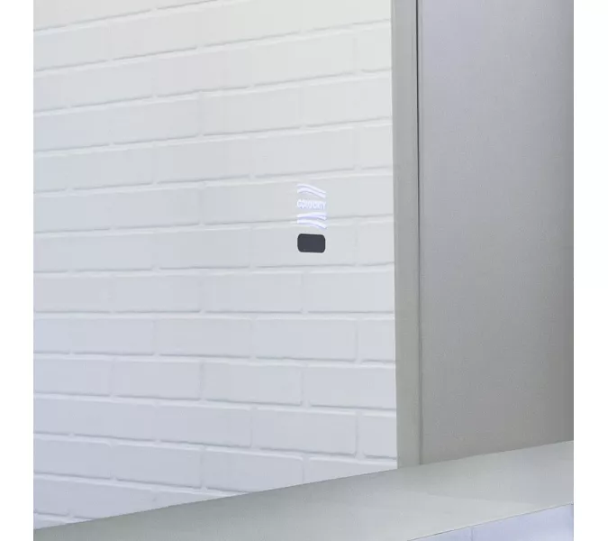 Зеркало для ванной Comforty Эдельвейс 45/55/65  LED-подсветка, бесконтактный сенсор, Антизапотевание (подогрев зеркала): Нет, Выбрать размер: 45, изображение 3
