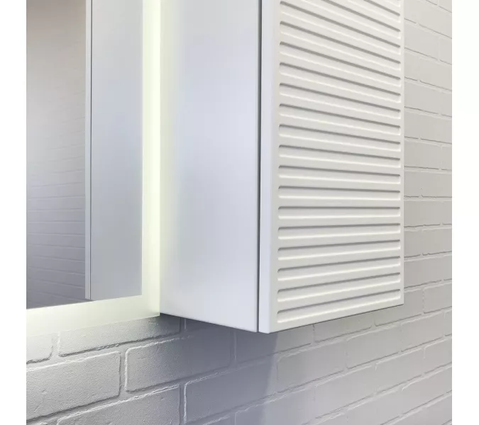 Шкаф подвесной для ванной Comforty Геленджик-30 белый матовый, изображение 7