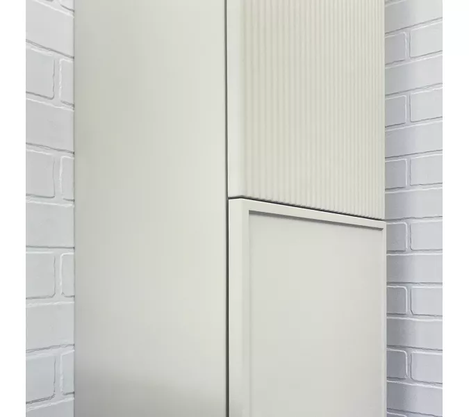 Шкаф-колонна Comforty Мадрид 40 серый шёлк, изображение 3