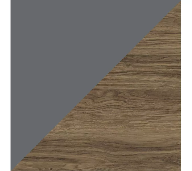 Тумба-умывальник Comforty Кемер-75 антрацит/дуб тёмно-коричневый с раковиной Comforty 75E, изображение 7