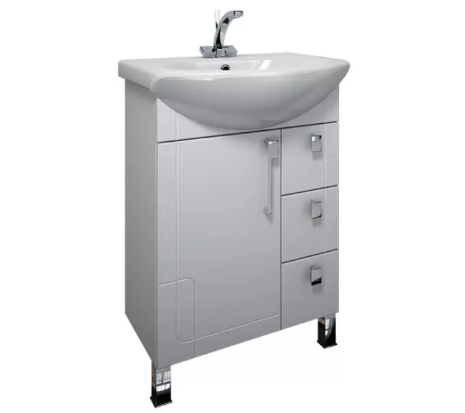 Тумба с раковиной Triton Диана 55 белая