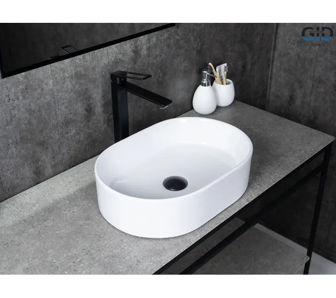 Накладная белая раковина для ванной Gid N1330