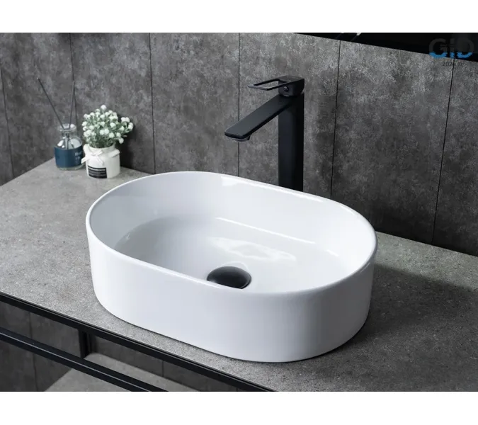 Накладная белая раковина для ванной Gid N1330, изображение 5