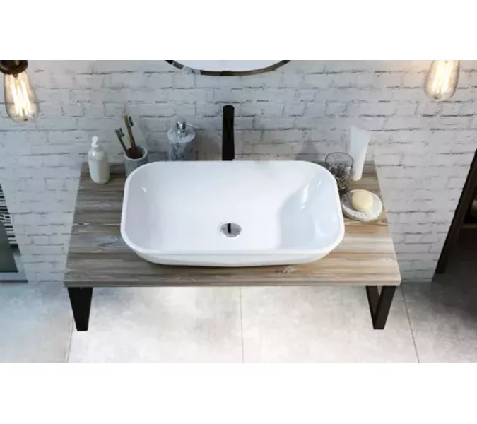 Столешница 1Marka GRUNGE LOFT дуб намибия, Выбрать цвет: Дуб Намибия, Выбрать размер: 100, изображение 2