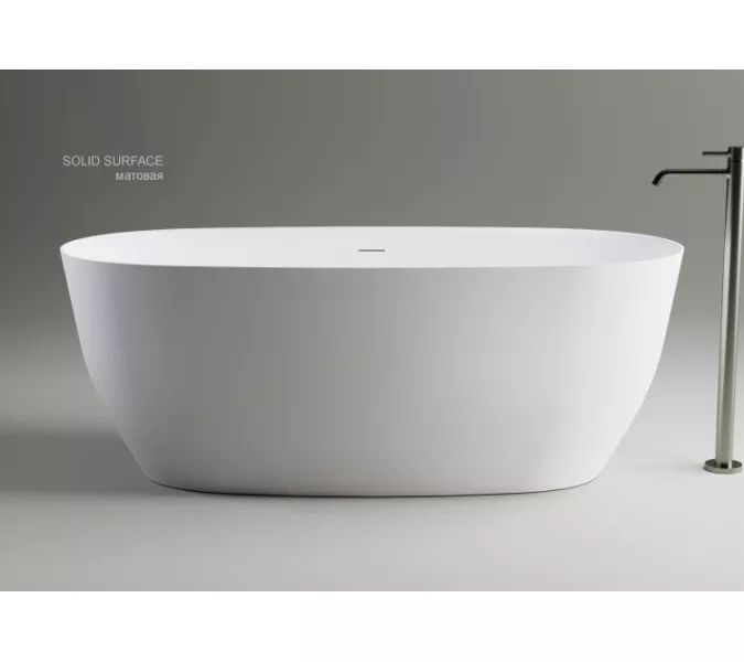 Ванна Astra-Form "Атрия"  из литьевого мрамора  с интегрированным переливом, Выбрать размер: 160х75, изображение 5