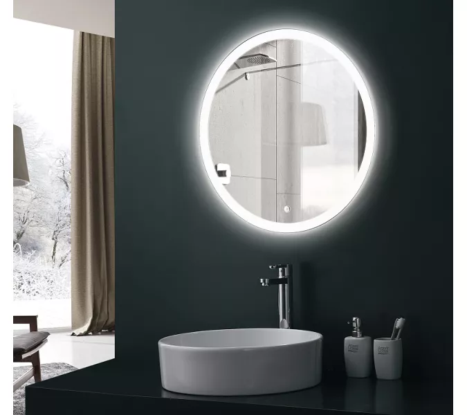 Зеркало со встроенной подсветкой Esbano окружность 50/59/68 см, Выбрать размер: 50, изображение 2