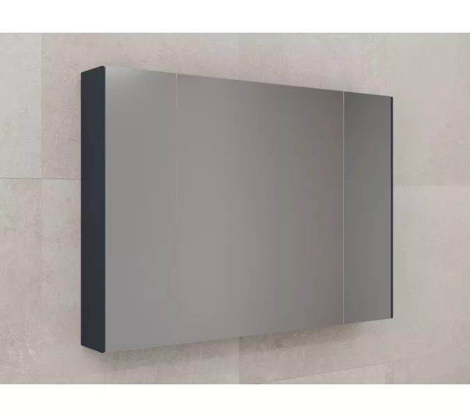 Зеркальный шкаф Style line "ЛИМА 80/100" эмаль, графит, Выбрать цвет: Графит, Выбрать размер: 100, изображение 2
