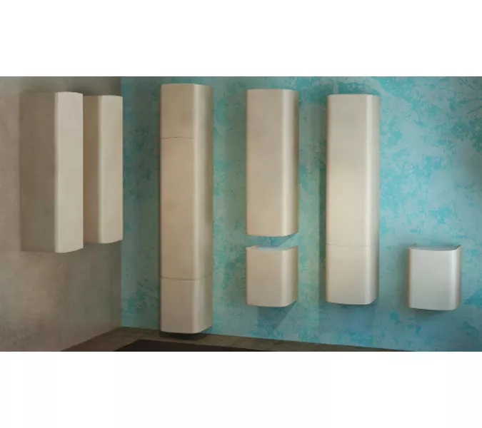 Шкаф-пенал Velvex Iva 110 подвесной, светлый лен, изображение 3