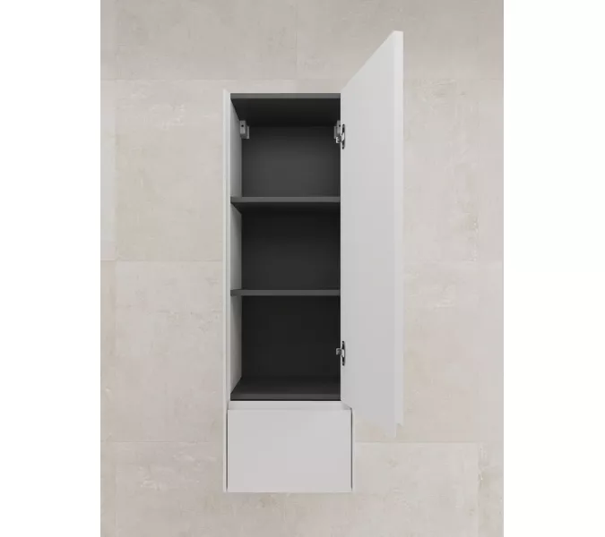 Пенал подвесной  Style line "ЛИМА" 36,  1 ящик, PLUS, эмаль, белый матовый, Выбрать цвет: Белый матовый, Выбрать размер: 36, изображение 3