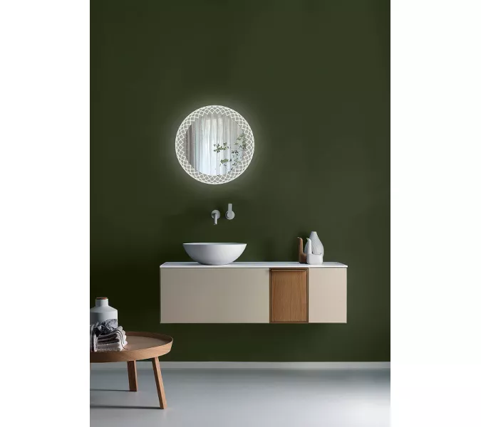 Зеркало со встроенной подсветкой Esbano ES-3596 YD d-70/80см, Выбрать размер: 70, изображение 3