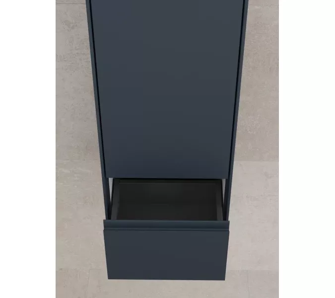 Пенал подвесной Style line  "ЛИМА" 36, 1 ящик, PLUS, эмаль, графит, Выбрать цвет: Графит, Выбрать размер: 36, изображение 4