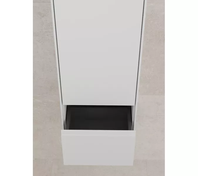 Пенал подвесной  Style line "ЛИМА" 36,  1 ящик, PLUS, эмаль, белый матовый, Выбрать цвет: Белый матовый, Выбрать размер: 36, изображение 4