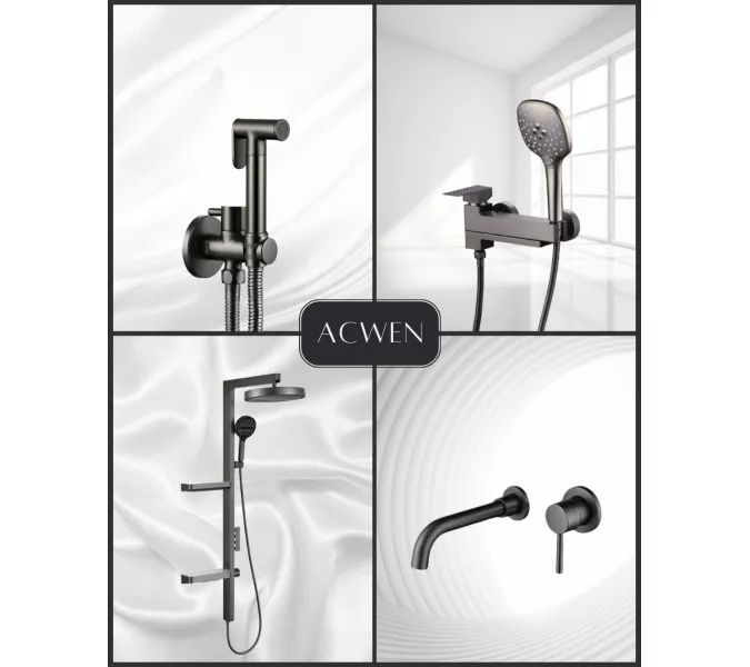 Душ гигиенический ACWEN 82217GG  графит, изображение 8