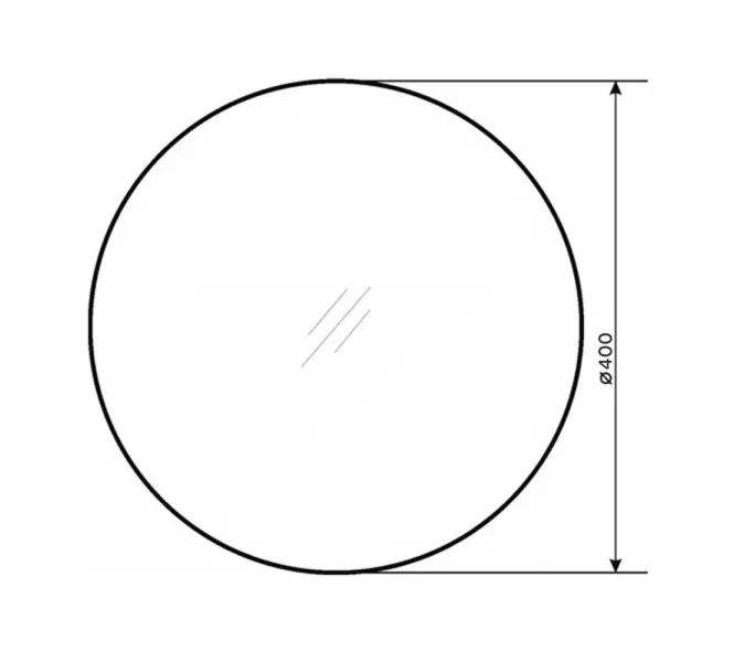 Круглое зеркало Comforty Круг-40 универсальное, изображение 3