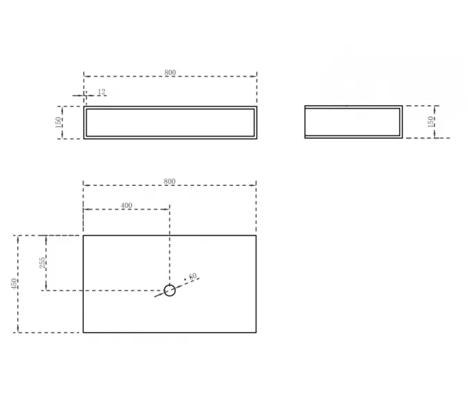 Тумба под раковину ABBER Stein AS1612 подвесная, белая матовая, изображение 4