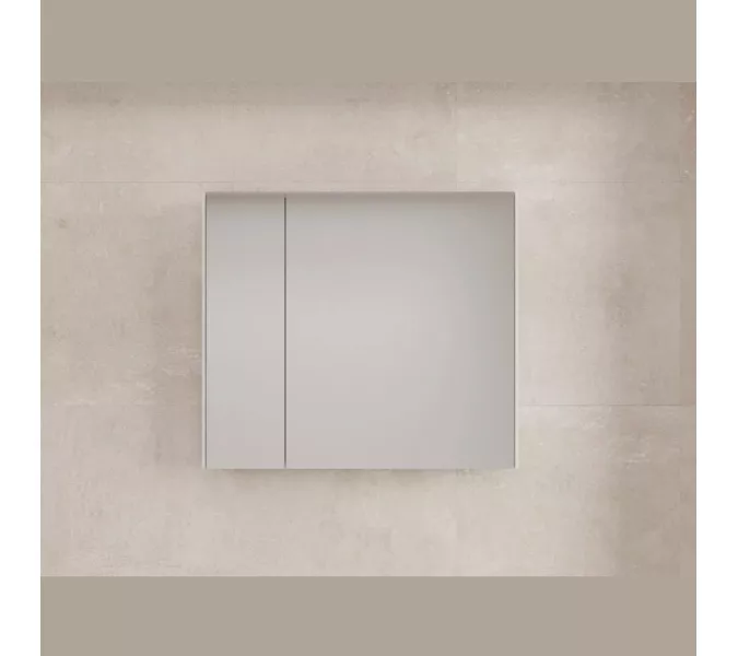 Зеркальный шкаф Style line "ЛИМА 80/100" эмаль, белый матовый, Выбрать цвет: Белый матовый, Выбрать размер: 80