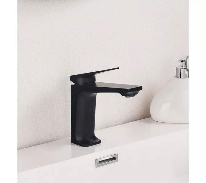 Смеситель для раковины ACWEN 81131B черный матовый, изображение 2