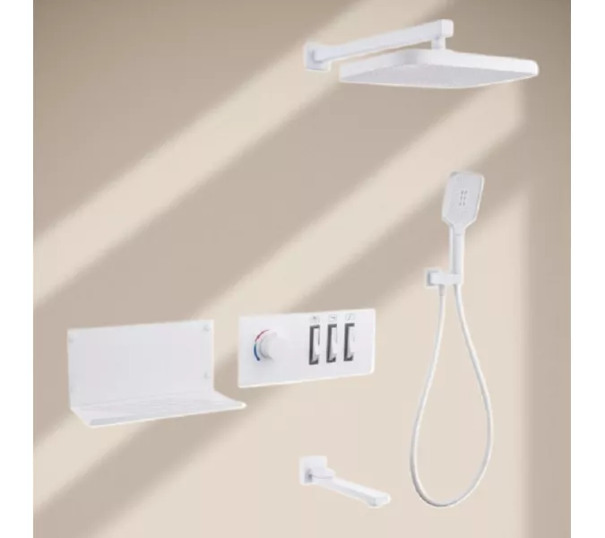 Душевая система ACWEN 1501F с термостатом, встраиваемая, изображение 2