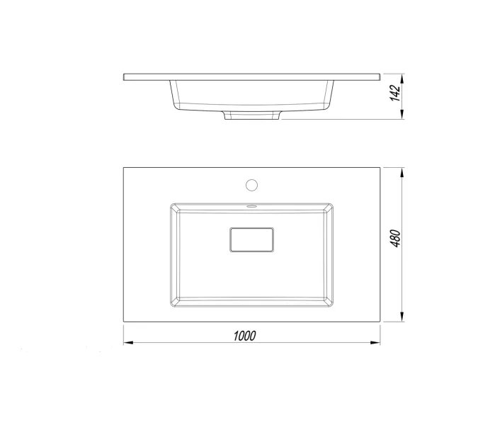 Тумба напольная Style line "ЛИМА 100/80" эмаль, с раковиной LINE 100/80, 2 ящ., PLUS, графит, Выбрать цвет: Графит, Выбрать размер: 100, Внешний вид: с раковиной кварц/серый шелк, изображение 7