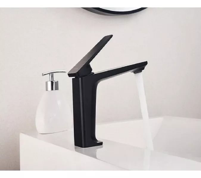 Смеситель для раковины ACWEN 81131B черный матовый, изображение 4