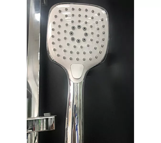 Душевая стойка ACWEN  1901A с изливом, хром, Выбрать цвет: глянцевый хром, изображение 7