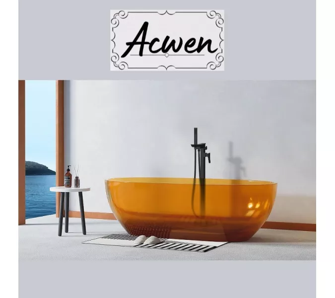 Смеситель напольный ACWEN 22100MB матовый черный, изображение 2