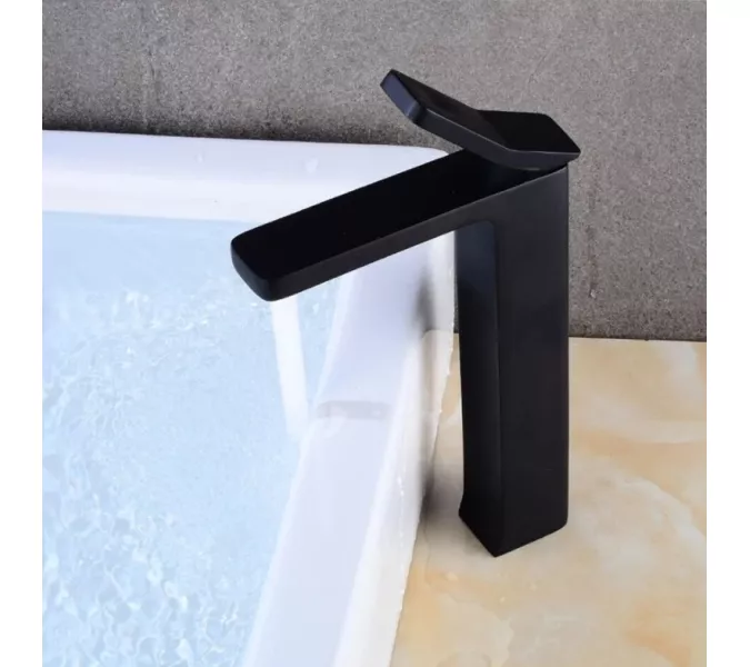 Смеситель для накладной раковины ACWEN 2201В черный матовый, изображение 2