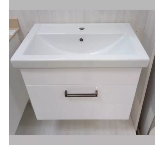 Тумба подвесная АCWEN АЛЕКСИ 60 с раковиной, изображение 6