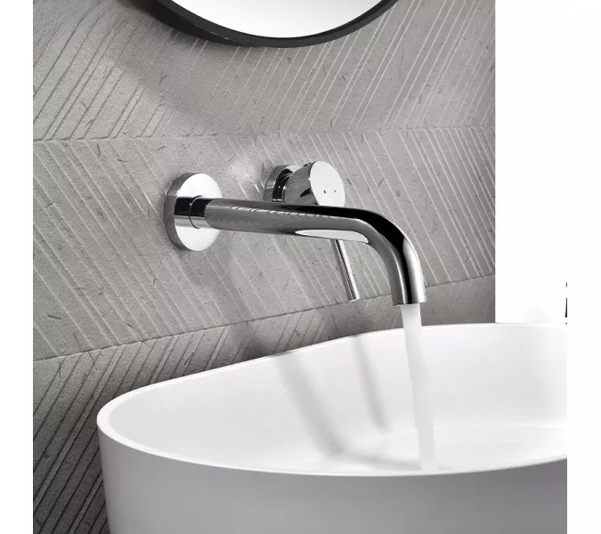 Смеситель для раковины скрытого монтажа ACWEN 6605A хром, Выбрать цвет: Хром, изображение 13